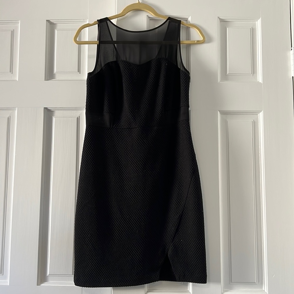 Black midi dress size small